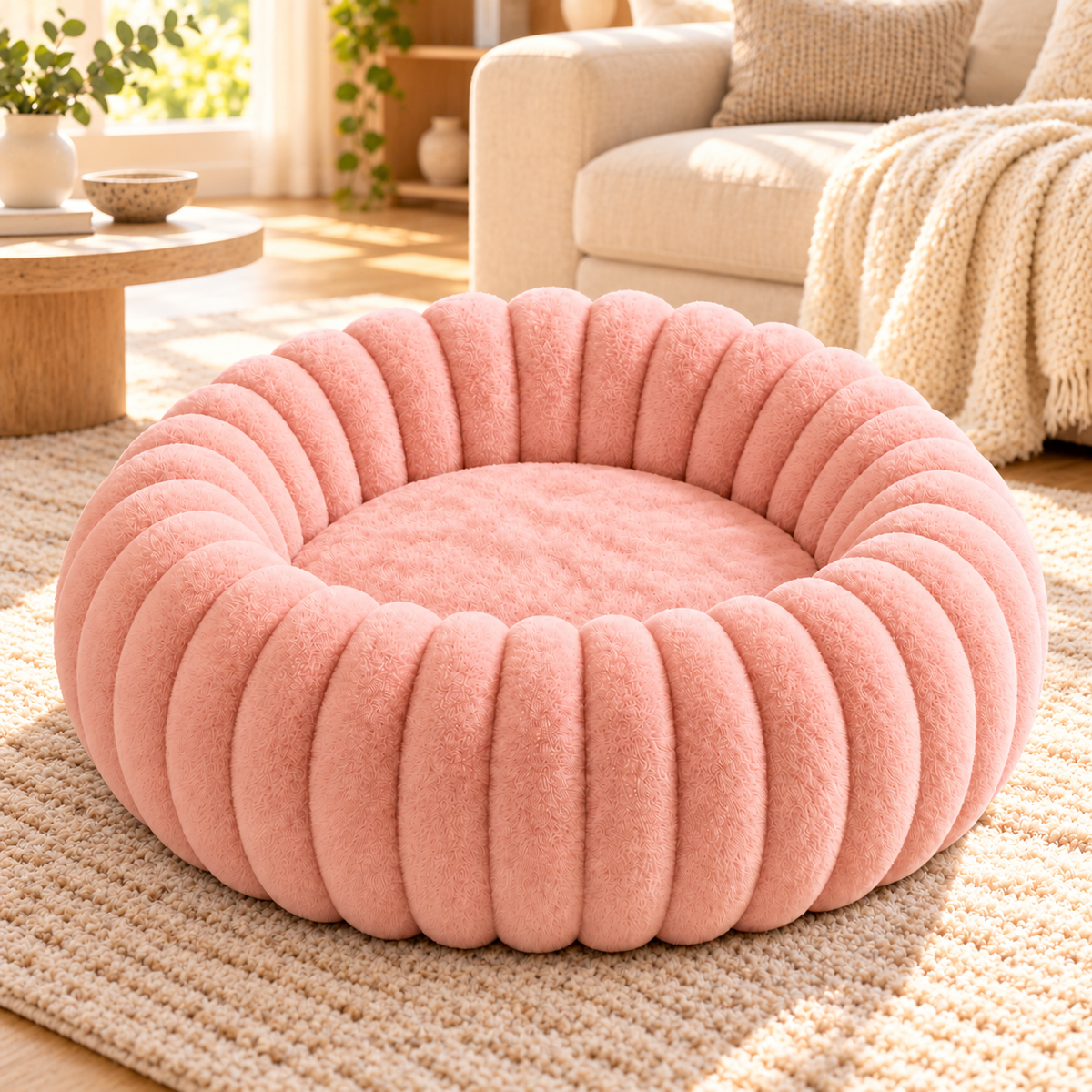 Bestie Cloud Bed - Cosy Round Dog Bed