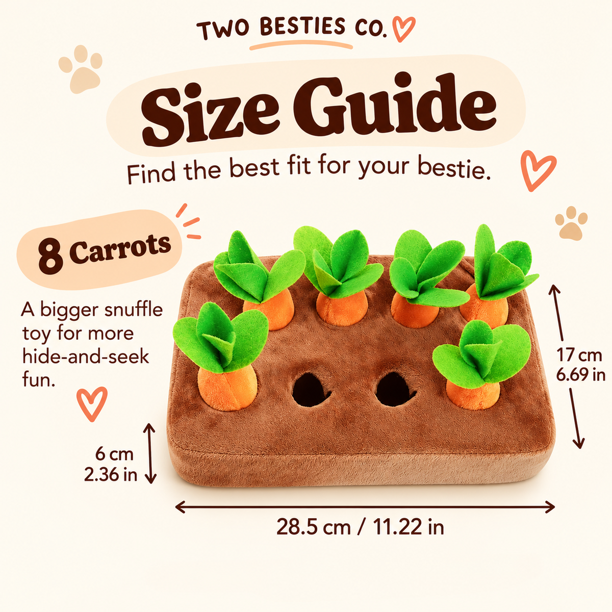 Carrot Patch Snuffle Toy - Interactive Foraging Toy for Dogs