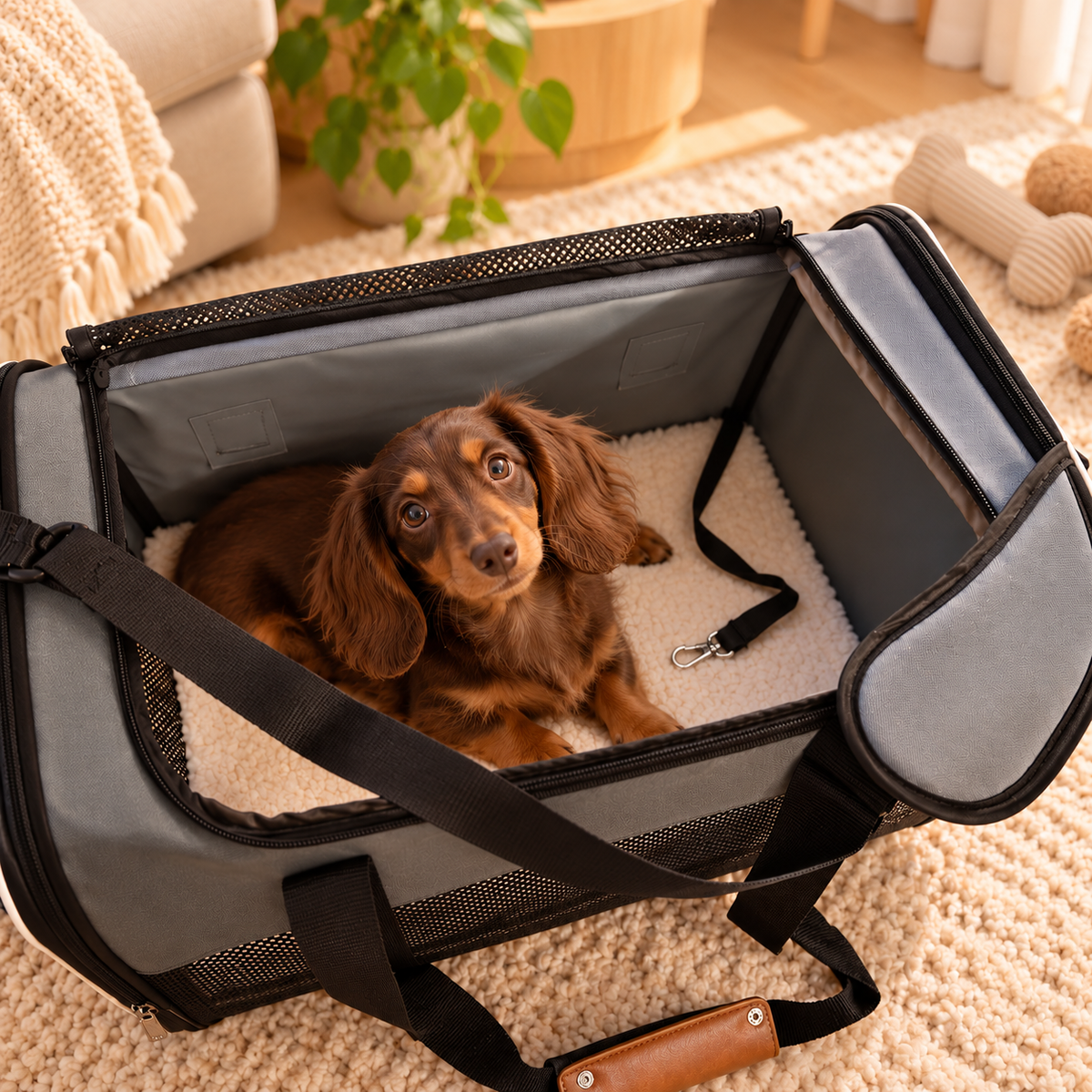 Bestie Travel Carrier - Pet Carrier for Small Dogs