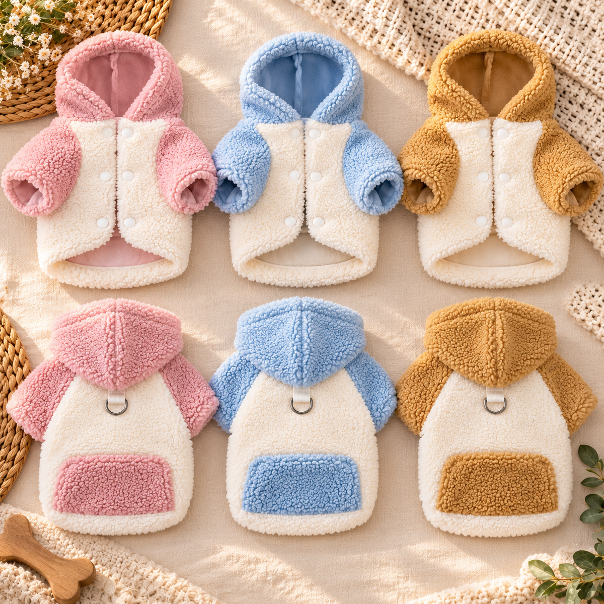 Bestie Hoodie - Winter Sweater for Small Dogs