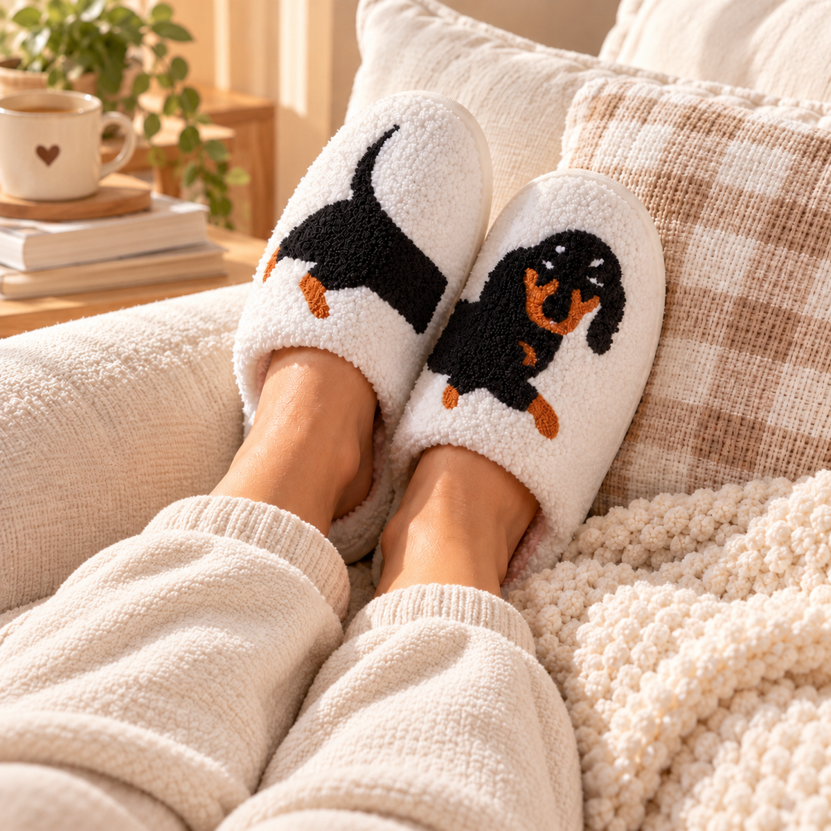 Dachshund House Slippers