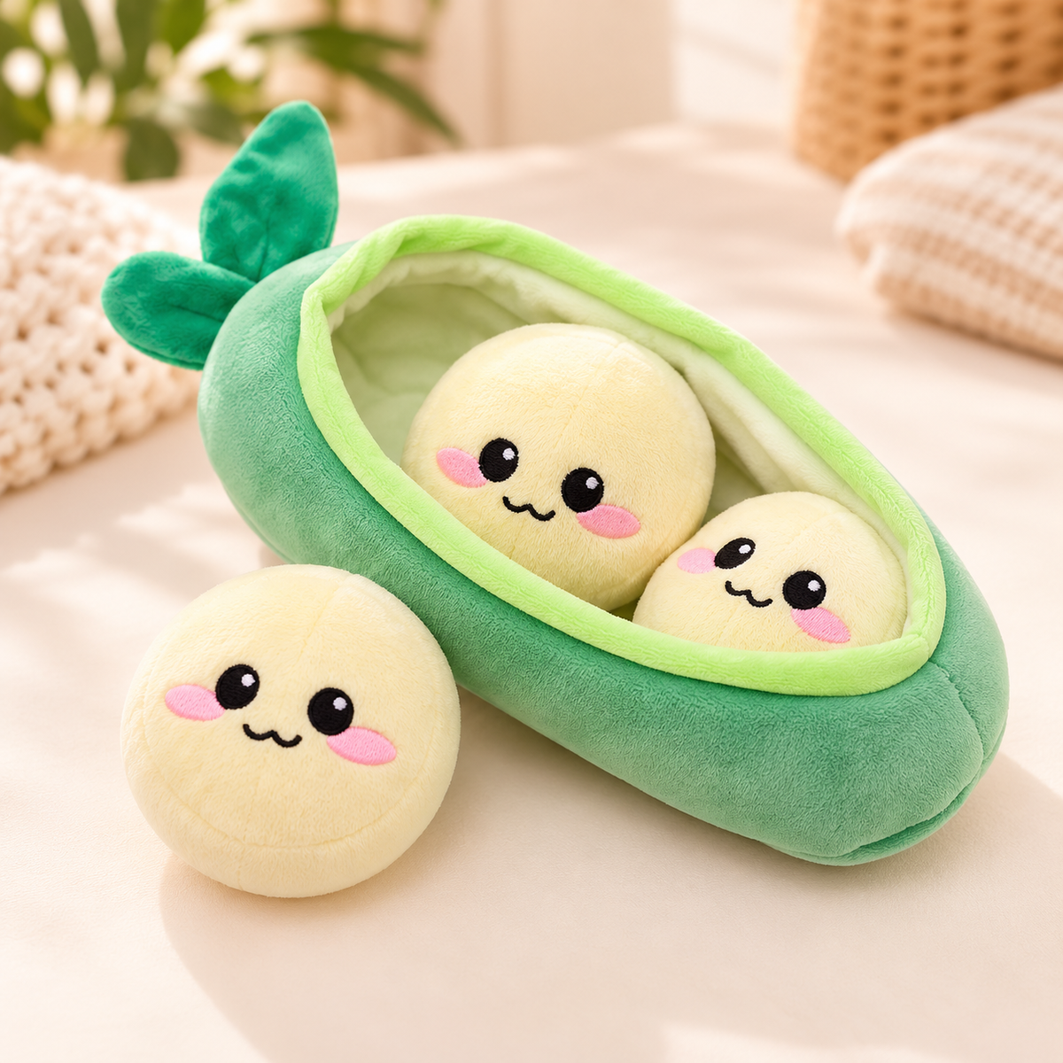 Pea Pod Snuffle Toy - Interactive Toy