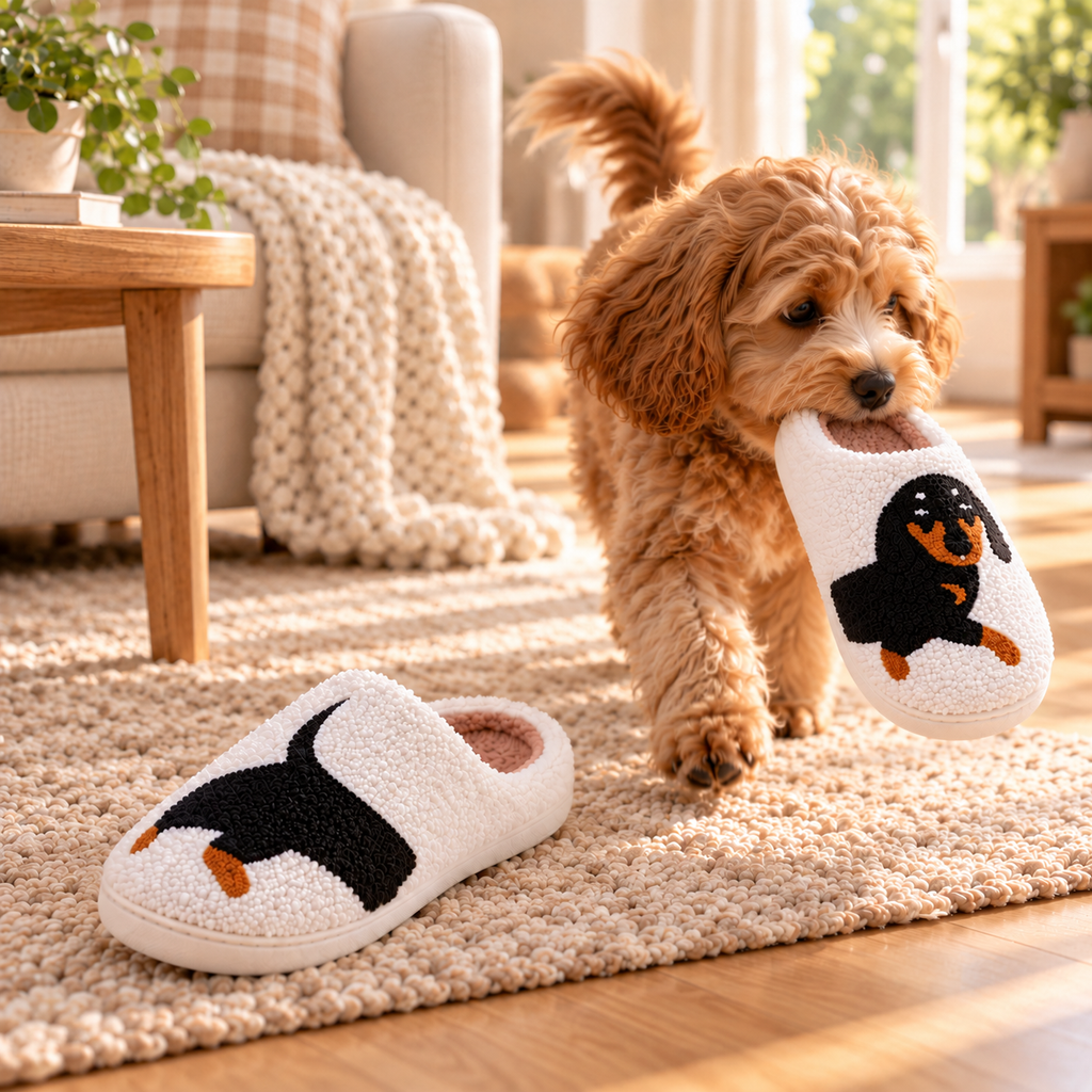 Dachshund House Slippers