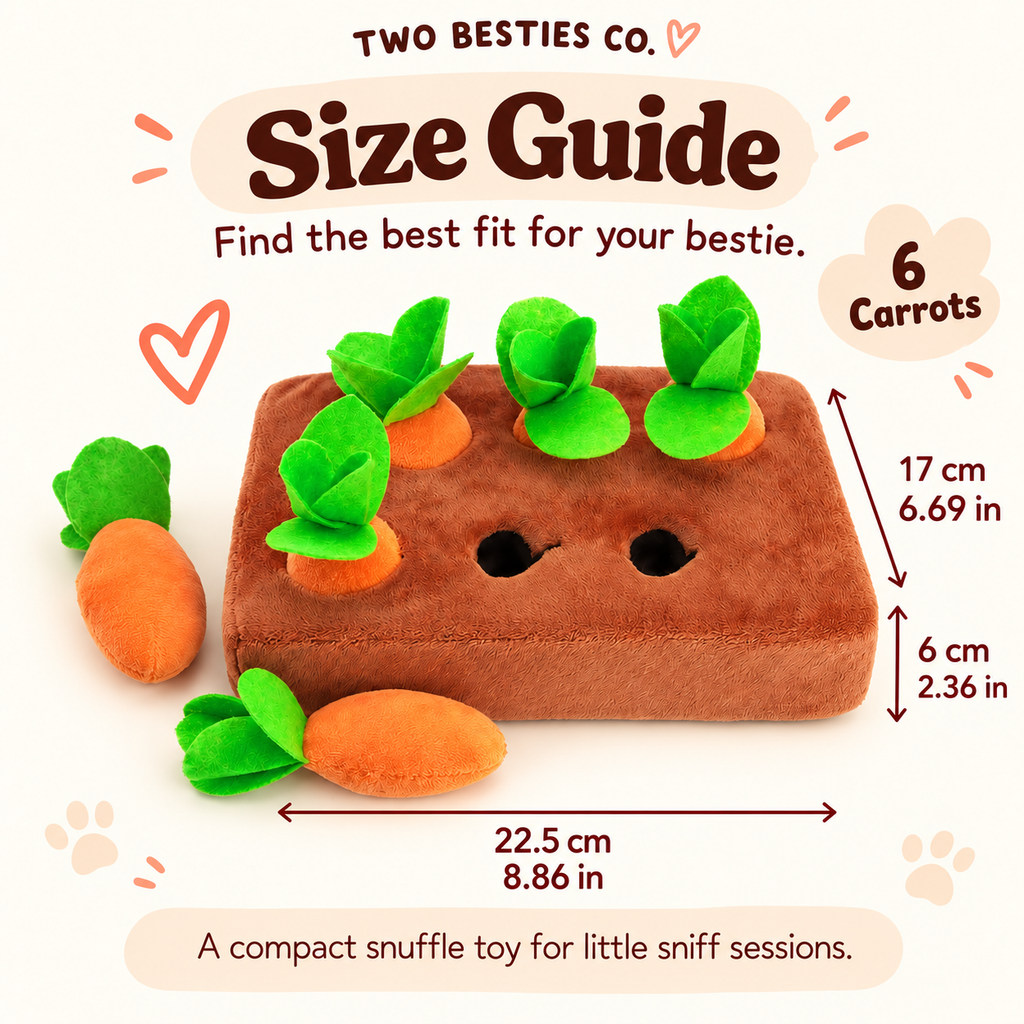 Carrot Patch Snuffle Toy - Interactive Foraging Toy for Dogs